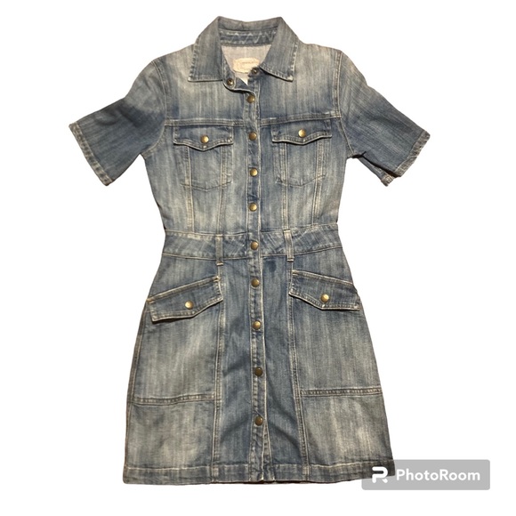 Current Elliot Denim Cargo Pocket Dress size 0 - Picture 3 of 10